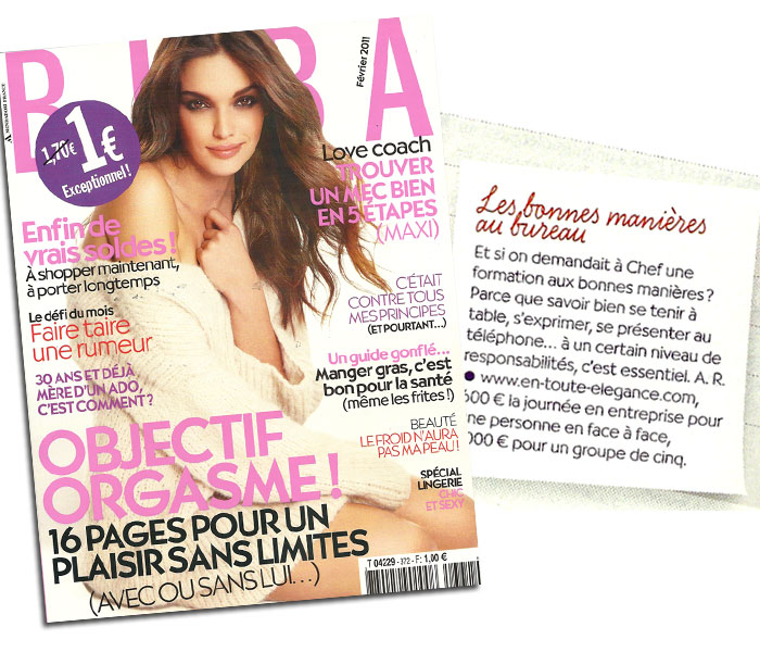 Biba - Couverture et article