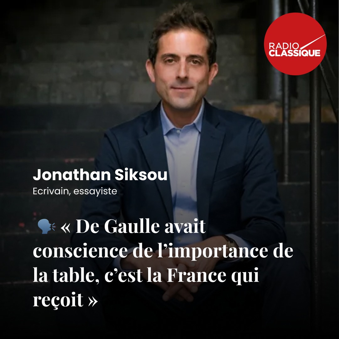 L'art de table à la française selon le général de Gaulle